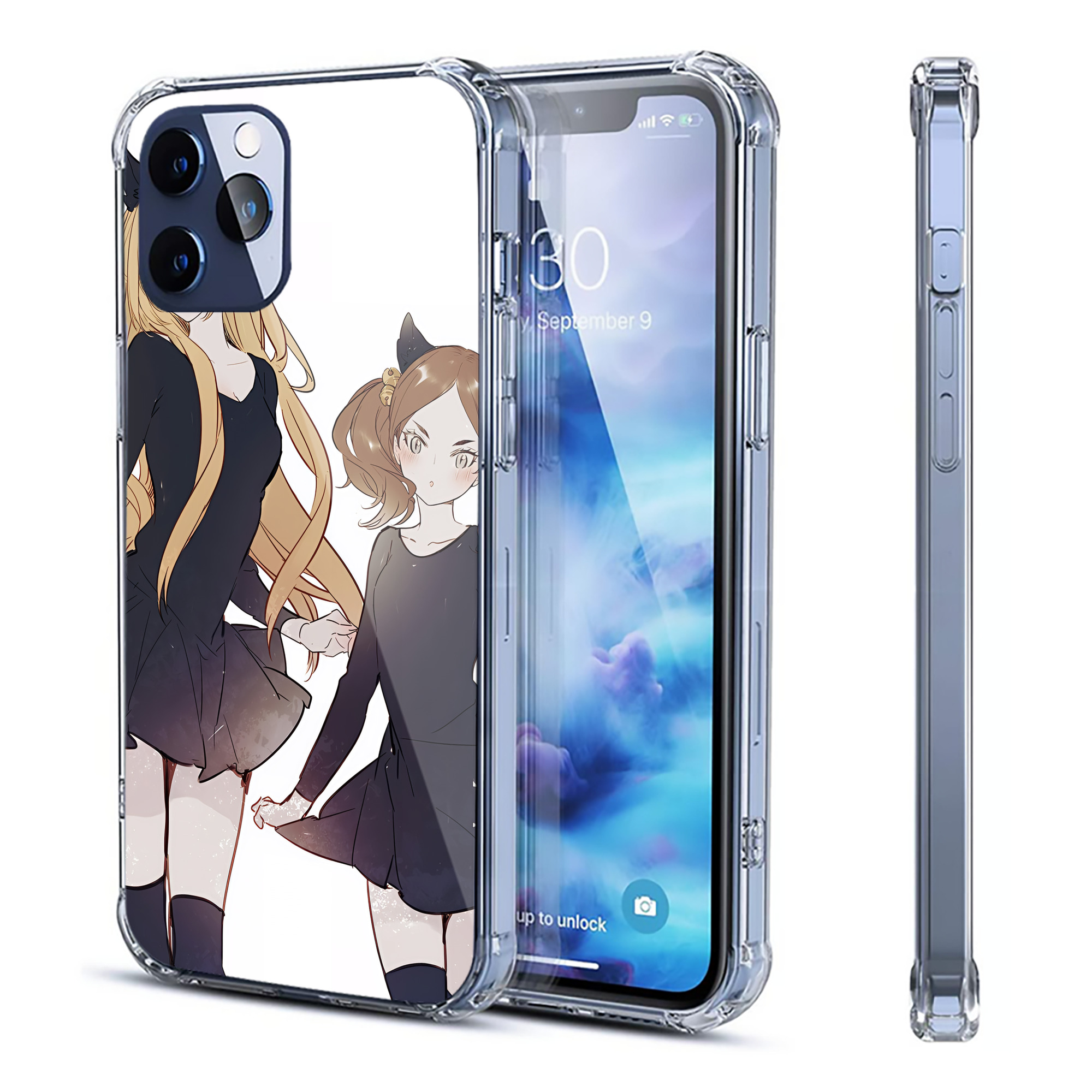 （画像用） ハイキュー!! Haikyu!! 【iPhone 12シリーズ対応】透明スマホケース（クリアソフトケース）